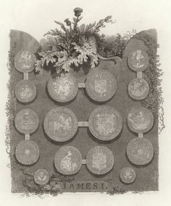 Münzen von König James I. von English School