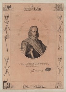 Oberst John Hewson, starb im Exil, 1662