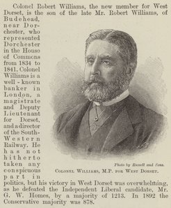 Oberst Williams, MP für West Dorset