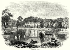 Combermere Abbey (Stich) von English School