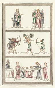 Verurteilung von Edmund, Tod von König Edmund, Abendmahl des Herrn von English School
