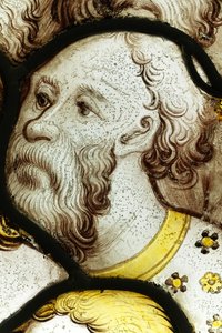 Erhaltener Abschnitt aus dem Großen Ostfenster der York Minster: 