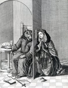 Converte Angliam, oder Es ist ein törichtes Schaf, das den Wolf zu seinem Beichtvater macht, 19. Jahrhundert von English School