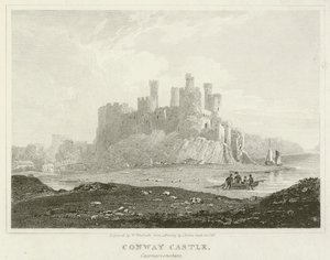 Conway Castle, Caernarvonshire von English School