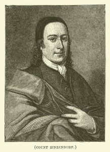 Graf Zinzendorf (Gravur) von English School