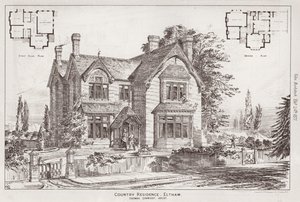 Landresidenz, Eltham (Stich) von English School