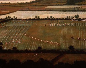Landschaft um Dixton Manor, ca. 1725 (Detail)