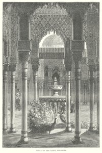 Löwenhof, Alhambra (Gravur)