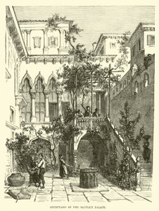 Hof des Salviati-Palastes von English School