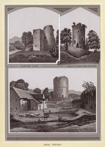 Crickhowel Castle; Bronllys Castle bei Talgarth; Castle Tretower