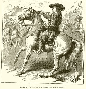 Cromwell in der Schlacht von Drogheda