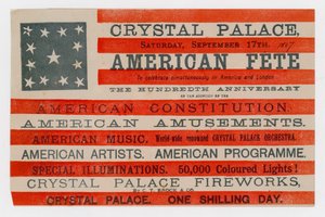 Crystal Palace, Amerikanisches Fest, 17. September 1887