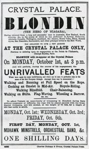 Crystal Palace. Blondin. Der Held von Niagara von English School