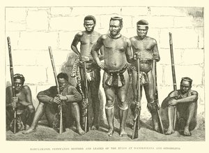 Dabulamanzi, Cetewayos Bruder und Anführer der Zulus bei Isandlwhana und Ginghilovo