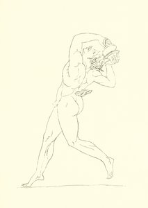 Tanzende männliche Figur von English School