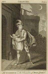 David Garrick, Schauspieler, in der Rolle des Don John