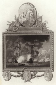 Niederlage der niederländischen Flotte am 3. Juni 1665 von English School