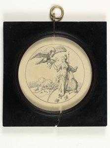 Entwurf für eine Medaille zur Erinnerung an die Schlacht von Blenheim von English School