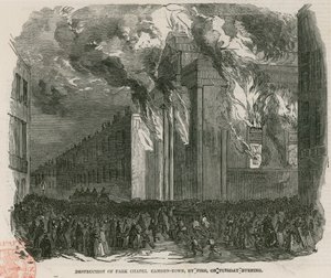 Zerstörung der Parkkapelle, Camden Town, London