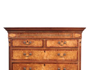 Detail eines George III Tallboy von English School