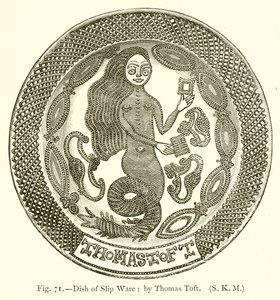 Schüssel aus Schlickware; von Thomas Toft von English School