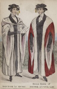 Doktor der Musik, Festkleid des Doktors der Zivilrecht von English School