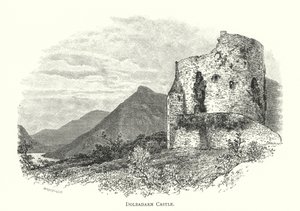 Dolbadarn Castle (Gravur) von English School