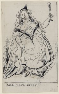 Doll Tear Sheet, ca. 1825 von English School