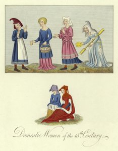 Hausfrauen des 15. Jahrhunderts von English School