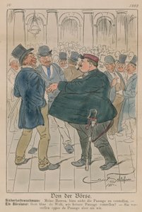 Don de Borse; Karikatur von English School