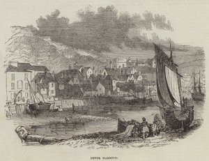 Dover Hafen (Gravur) von English School