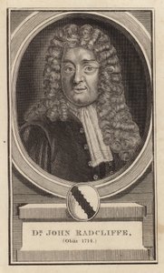 Dr. John Radcliffe, Verstorben 1714 von English School