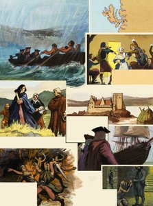 Dr. Johnson in Schottland von English School