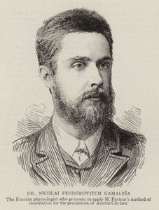 Dr. Nicolai Feodorovitch Gamaleia (Gravur) von English School