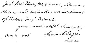 Dr. Samuel Pegge von English School