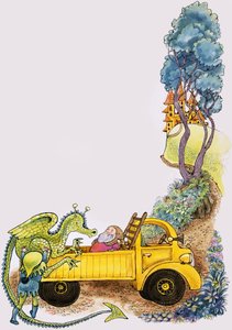 Drache im Lastwagen von English School