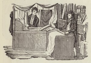 Tuchladen (Gravur) von English School