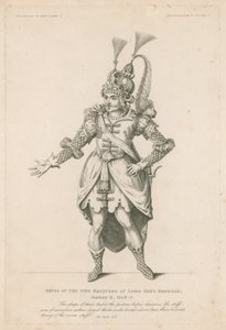 Kleidung von neun Maskierten bei Lord Hays Hochzeit, 6. Januar 1606-7 von English School