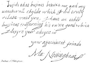 Herzogin von Nottingham von English School