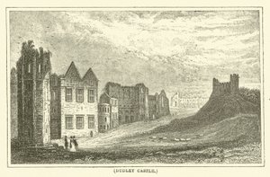 Dudley Castle (Gravur) von English School