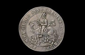 Frühe moderne englische Münze, 1644