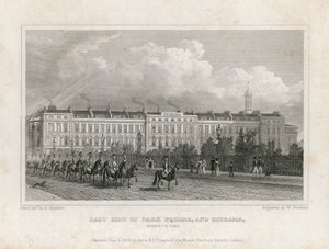 Ostseite des Park Square und Diorama, Regents Park