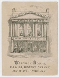 Edwardes Brothers & Burke, Visitenkarte