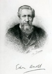 Edwin Arnold (1832-1904) (Gravur) von English School