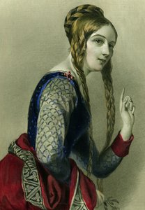 Eleonore von Aquitanien, Königin von Heinrich II., gedruckt von Henry G. Bohn, 1856 von English School