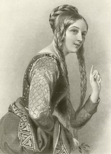 Eleonore von Aquitanien, Königin von König Heinrich II. von English School