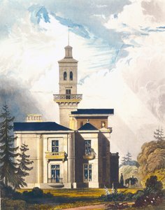 Erhebung einer italienischen Villa oder Jagdhütte