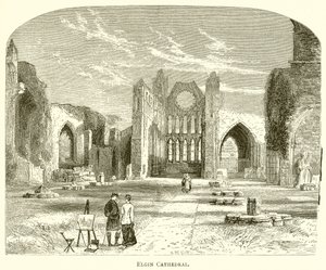 Kathedrale von Elgin von English School