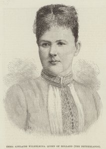 Emma Adelaide Wilhelmina, Königin der Niederlande von English School