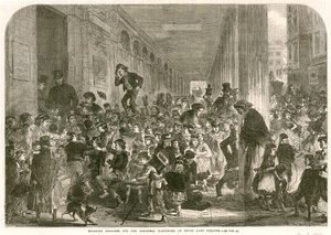 Kinderengagement für die Weihnachtspantomime im Drury Lane Theatre, London von English School